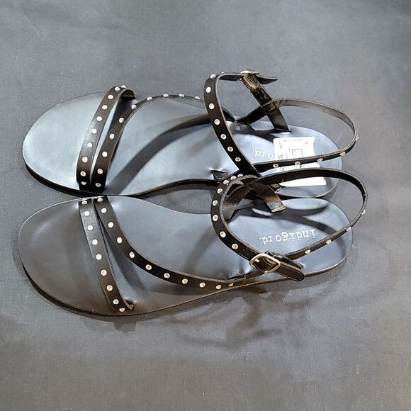 BRAND NEW INDIGO RD. POBART MULTI-STRAPS EMBELLISHED SANDALS - Picture 7 of 14